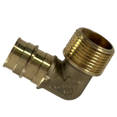 25 Pack XFITTING 3/4″ Pex A x 3/4″ Male Elbow, Expansion MNPT Elbow, Lead Free