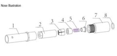RATMG06 Nose for Huck® 3/16″ Magna-grip® Fasteners
