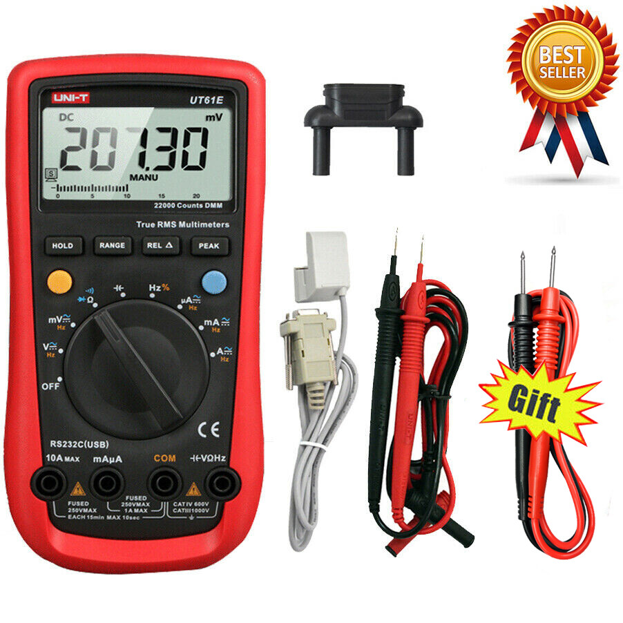 UNI-T UT61E Digital Multimeters AC/DC Modern Digital Auto Ranging Multimeters1PC