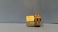 Solid Brass Garden Hose Swivel Fitting 3/4″ Inch Female GHT 1/2″ Inch Female NPT