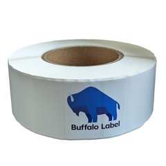2″ x 6″ x 430 Labels, White Gloss BOPP Roll Inkjet Labels, 3″ Core, Blank