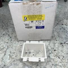 Arlington BE2 Box Extender 2 Gang (BOX OF 25)