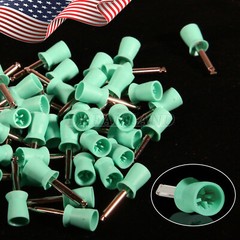 100 PCS Dental Prophy Polishing Cup Latch Type for Contra Angle Handpiece USA