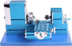 36W 20000RPM Upgraded Mini Metal Lathe Machine Motorized Metalworking DIY Tool