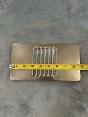Stainless Drip Tray Grate Approx 4 5/8” X 8 1/2” X 3/8” Unknown Brand, See Pics