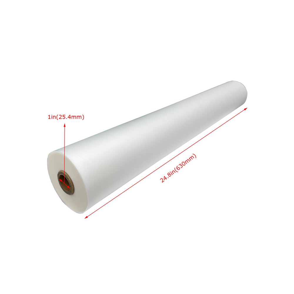 Used1 Rolls24.8″x656′ Bopp Matte Laminating Film Thermal Lamination Pre-coating