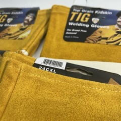 Lot Of (4) Tillman 24CXL Leather Premium TIG Welding Gloves XL Top Grain Kidskin