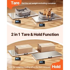 Uimoso 1100 lbs Digital Shipping Scale with 0.2 lbs Precision for Postal Use