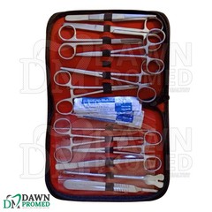24 Pcs Military Surgical Instruments Kit Emergency First Aid Set With FREE Case
