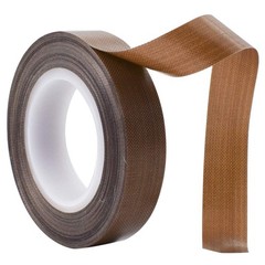 MISSYOUNG PTFE Coated Fabric Teflon Tape 0.5 inches x 33 feet x 5 mils, Brown