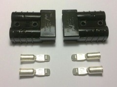 Anderson SB50 Connector 50 Amps Black Housing, 6, 8, or 10/12 Gauge Contacts
