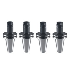 CAT 40 ER16 3″ 4PCS SET Collet Chuck Tool Holder Balanced G2.5 20000RPM CAT40