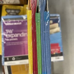 Office Depot 3 1/2” Expanding 4 Colors Open Top S8