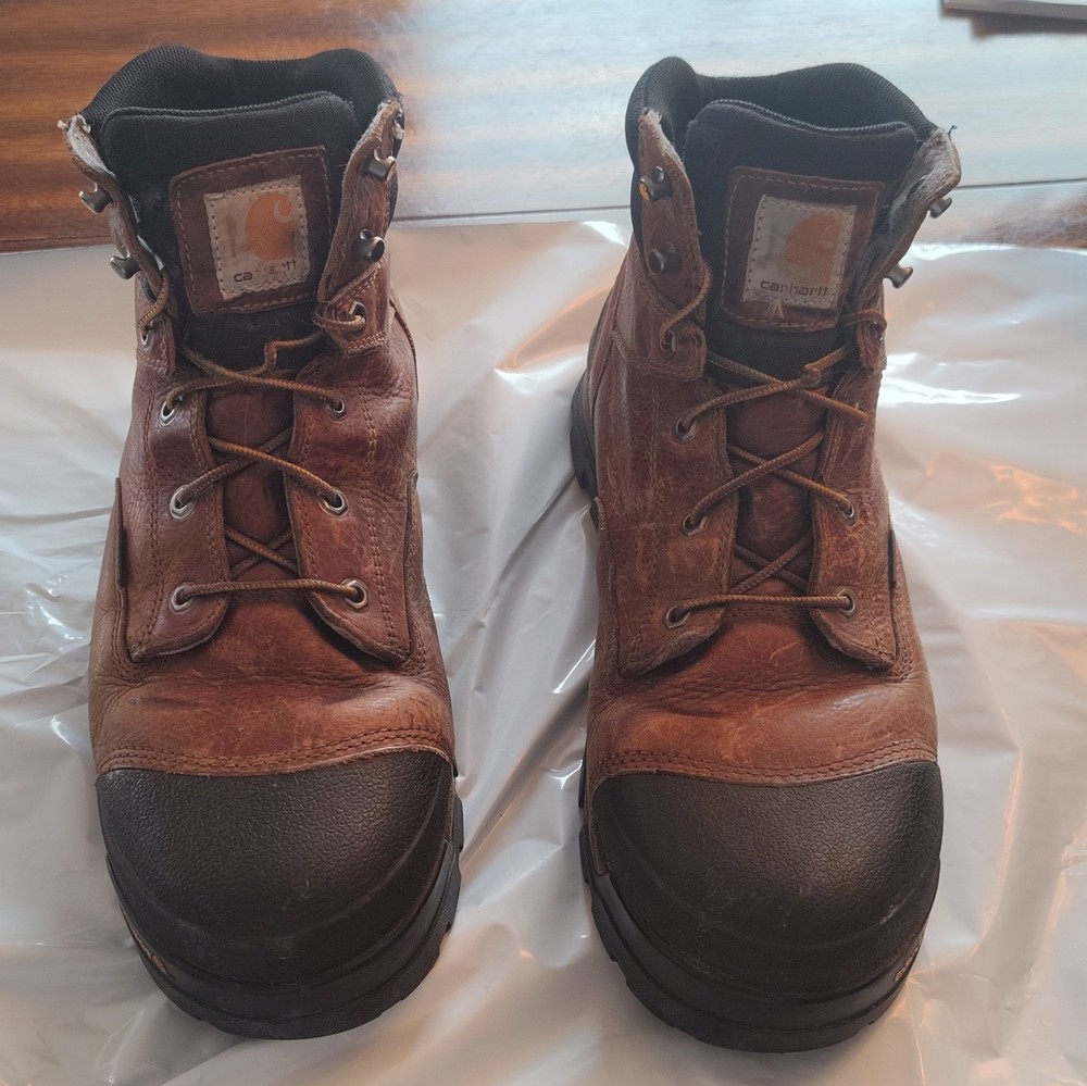 Carhartt CME6355 Men’s 12D Waterproof EH Brown Work Boots ASTM F2413-18