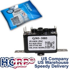 HQRP Enclosed General Purpose Fan Relay for Emerson # 90-380 Replacement
