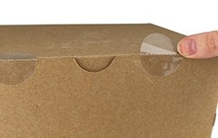 Clear Retail Package Seals 1.5″ Inch Round Circle Wafer Stickers/1000 labels