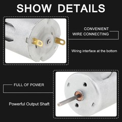 Mini R280 DC Motor 12-24V 24000RPM High Speed Micro Motor for DIY Toys US