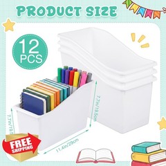 Fuutreo 12 Book Bins White