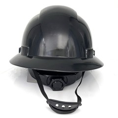 15-436 HDPE Full Brim Hard Hat, Construction Safety Helmet with Vented Holes,…