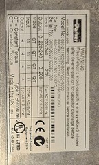 PARKER SSD VFD DRIVE 690+0001/230/1BN/NKPD
