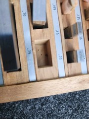 81 PCS Rectangular Gage Block Set Missing 2.