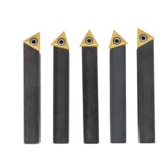 5 PACK 1/2 Inch Indexable Carbide Insert Turning Tool Bit Lathe Set Chip breaker