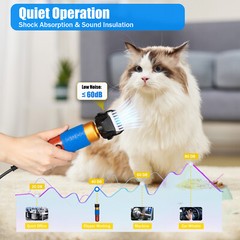 200W Electric Shears Farm Sheep Goat Pets Dogs Rabbit Shearing Shaver Clipper