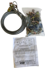 ISAT SEISMIC BRACKET SUPPORT ANCHOR BRACING CABLE EARTHQUAKE RC55S