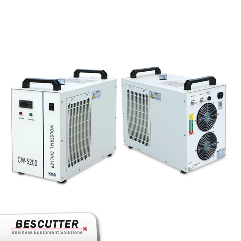 INDUSTRIAL REFRIGERATED WATER CHILER CW-5200 FOR CO2 LASER 130W – 150W USA STOCK
