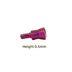 Straumann Compatible Dental RC Closure Screw, Height 0MM 0.5MM, 1Piece/Pack