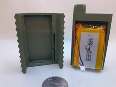 Meshtastic RAK wisblock Node READY TO USE long batt. life 2000mah batt GREEN