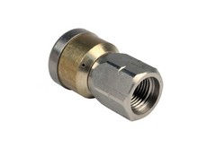 Schieffer 1/8″ x 50′ Sewer Jetter Hose & 5.0 Button Nose & 5.5 Rotating Nozzles