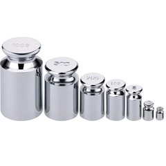Versatile 7 PCS Calibration Weights 1g-100g for Jewelry and Laboratory Use