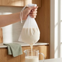 Generic 200 Mesh Nut Milk Bag 2 Sizes 6X8 Reusable Food Grade Nylon Fine Mesh