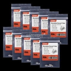 AZDENT Dental Ortho Buccal Tubes 1st Molar MBT 0.022 Bondable Non-Convertible