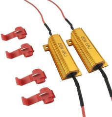 Prevent LED Hyper Flash with 50W Load Resistors – Compact & Easy Installation