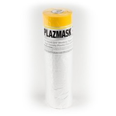 Pre-Taped Masking Film Roll 6ft x 65ft for Painting Auto Body Trim