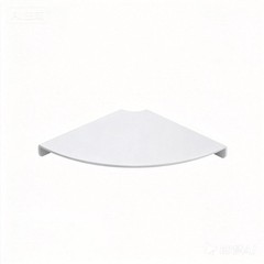 Corner Floating Shelf, 3.0mm Aluminum Alloy Corner Shelves Wall Mounted (6 in…