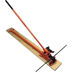 BM BRAND REBAR BENDER AND CUTTER MANUAL 5/8 ” WITH FULL WOOD BASE