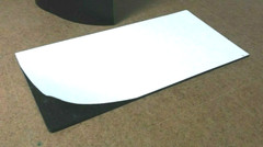 Neoprene Rubber Solid Sheet w/ Peel-Back Adhesive 1/8″Thk x 4″ W x 12″ L Pad