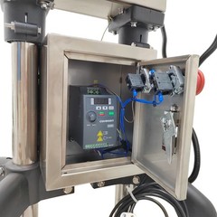 Bottomless Gap Transfer Conveyor Hugger Belt Bottle Conveying Device 220V 240W