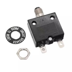 3x Universal 5-50 Amp Push Button Thermal Circuit Breaker 12-50V DC 125-250V USA