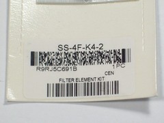2- Swagelok Particulate Filter Elements, 4F Series In-Line, SS-4F-K4-2