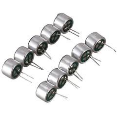 10 PCS 9.7mm x 7mm 2 Pin MIC Capsule Electret Condenser Miniphone M2D15184