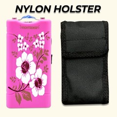 Mini Stun Gun and Pepper Spray for Self Defense -Extremely Powerful Pink