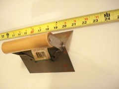 (0046.) Corner Trowel Outside – Square Radius —-5″L x 2-1/2″W