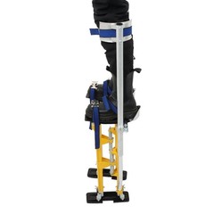 Adjustable 24″-40″ Drywall Stilts Aluminum Tool – Painting Painter Taping Yellow