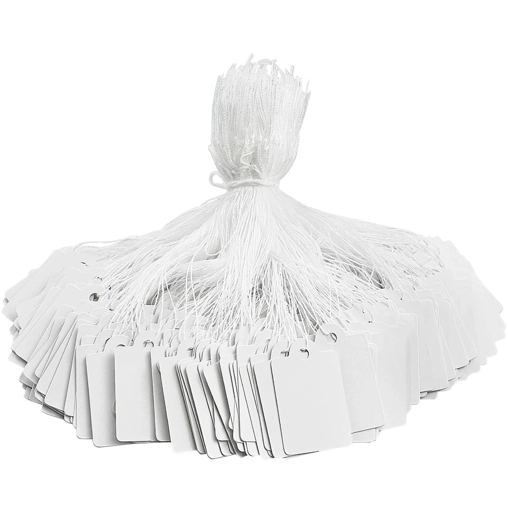 220 Pack White Price Tags with String Attached Marking Price Tags Price Labels D