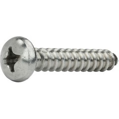 #10 x 3/4″ Sheet Metal Screws Self Tapping Pan Head Stainless Steel Qty 25