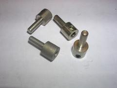 VINTAGE HH SMITH 189 VINTAGE SHAFT EXTENDER .125 DIA LOT OF (4)